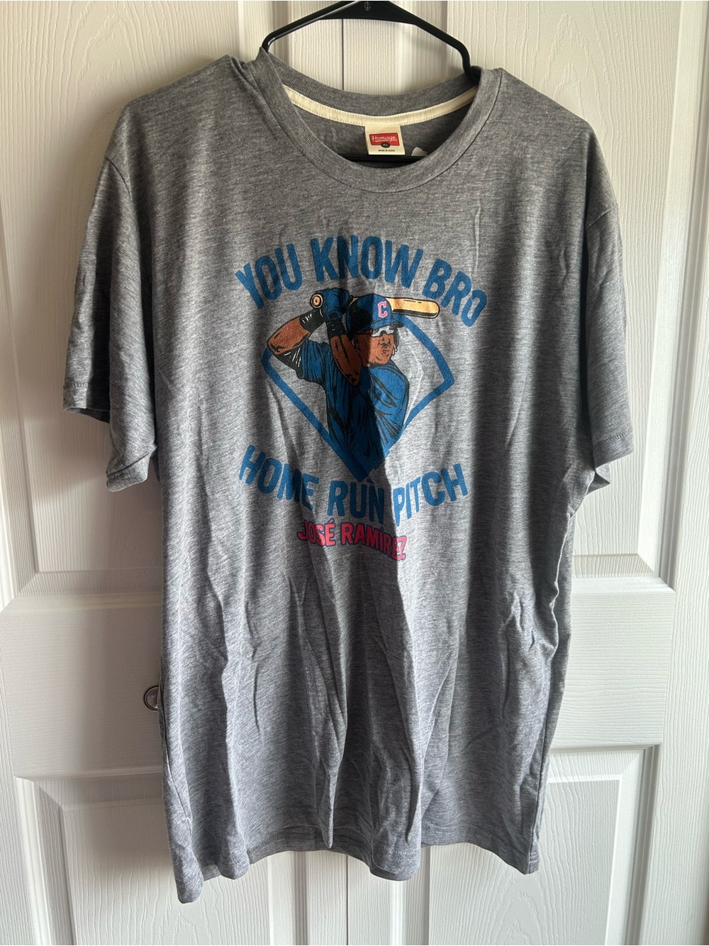 José Ramírez “You Know Bro” Cleveland Guardians Homage T-Shirt - XL